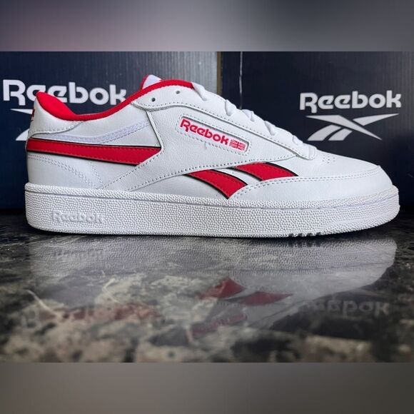 Reebok‎ Men's Club C Revenge Leather Shoes White Size 12